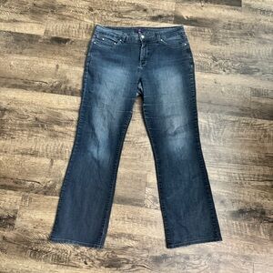 NYDJ Dark Blue Straight Leg Jeans
